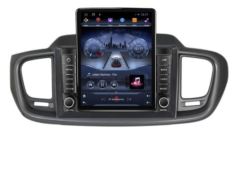 Navigatie dedicata cu Android KIA Sorento III 2015 - 2020, 2GB RAM, Radio GPS Dual Zone, Touchscreen IPS 9.7" HD tip Tesla, Internet Wi-Fi, Bluetooth, MirrorLink, USB, Waze
