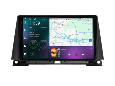 Navigatie dedicata cu Android Lexus NX 2014 - 2020, 12GB RAM, Radio GPS Dual Zone, Display 2K QLED 9.5" Touchscreen, Internet Wi-Fi si slot SIM 4G, Bluetooth, MirrorLink, USB, Waze