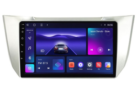 Navigatie dedicata cu Android Lexus RX 2003 - 2009, 3GB RAM, Radio GPS Dual Zone, Display HD IPS 9" Touchscreen, Internet Wi-Fi si slot SIM 4G, Bluetooth, MirrorLink, USB, Waze