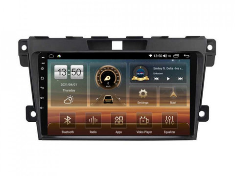Navigatie dedicata cu Android Mazda CX-7 2006 - 2015, 8GB RAM, Radio GPS Dual Zone, Display HD IPS 9" Touchscreen, Internet Wi-Fi si slot SIM 4G, Bluetooth, MirrorLink, USB, Waze