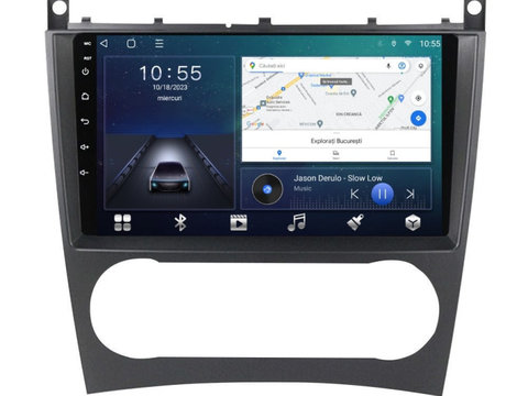 Navigatie dedicata cu Android Mercedes G-Class W463 2009 - 2012, 2GB RAM, Radio GPS Dual Zone, Display HD IPS 9" Touchscreen, Internet Wi-Fi si slot SIM 4G, Bluetooth, MirrorLink, USB, Waze