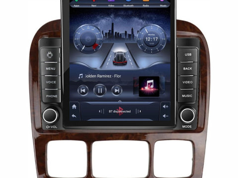 Navigatie dedicata cu Android Mercedes S-Class W220 1998 - 2005, 2GB RAM, Radio GPS Dual Zone, Touchscreen IPS 9.7" HD tip Tesla, Internet Wi-Fi, Bluetooth, MirrorLink, USB, Waze