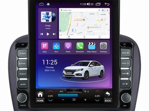 Navigatie dedicata cu Android Mercedes SL R230 2001 - 2012, 8GB RAM, Radio GPS Dual Zone, Touchscreen IPS 9.7" HD tip Tesla, Internet Wi-Fi si slot SIM 4G, Bluetooth, MirrorLink, USB, Waze