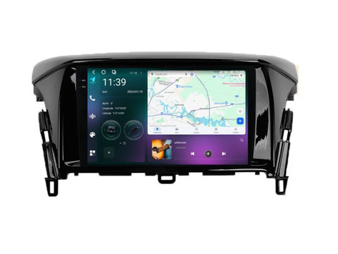 Navigatie dedicata cu Android Mitsubishi Eclipse Cross 2017 - 2020, 12GB RAM, Radio GPS Dual Zone, Display 2K QLED 9.5" Touchscreen, Internet Wi-Fi si slot SIM 4G, Bluetooth, MirrorLink, USB, Waze