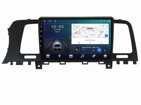 Navigatie dedicata cu Android Nissan Murano II 2008 - 2014, 2GB RAM, Radio GPS Dual Zone, Display HD IPS 9" Touchscreen, Internet Wi-Fi si slot SIM 4G, Bluetooth, MirrorLink, USB, Waze