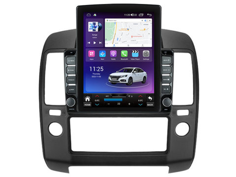 Navigatie dedicata cu Android Nissan Navara D40 2004 - 2014, 4GB RAM, Radio GPS Dual Zone, Touchscreen IPS 9.7" HD tip Tesla, Internet Wi-Fi si slot SIM 4G, Bluetooth, MirrorLink, USB, Waze
