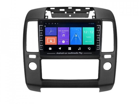 Navigatie dedicata cu Android Nissan Navara D40 2004 - 2014, 1GB RAM, Radio GPS Dual Zone, Display HD IPS 8" Touchscreen, Internet Wi-Fi, Bluetooth, MirrorLink, USB, Waze