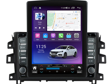 Navigatie dedicata cu Android Nissan Navara / NP300 D23 dupa 2014, 4GB RAM, Radio GPS Dual Zone, Touchscreen IPS 9.7" HD tip Tesla, Internet Wi-Fi si slot SIM 4G, Bluetooth, MirrorLink, USB, Waze
