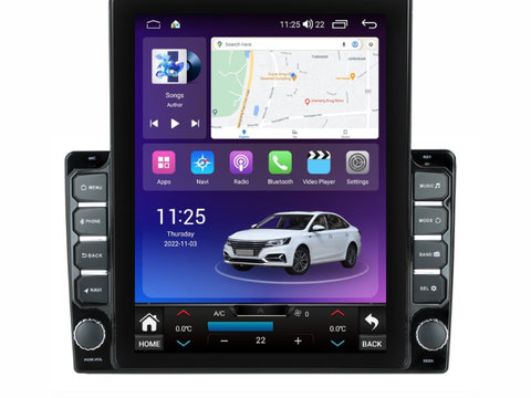 Navigatie dedicata cu Android Nissan Tiida 2004 - 2013, 4GB RAM, Radio GPS Dual Zone, Touchscreen IPS 9.7" HD tip Tesla, Internet Wi-Fi si slot SIM 4G, Bluetooth, MirrorLink, USB, Waze