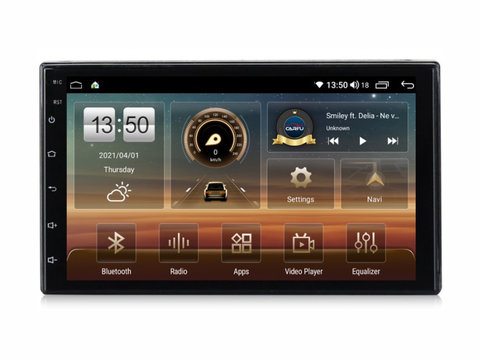 Navigatie dedicata cu Android Nissan Tiida 2004 - 2013, 8GB RAM, Radio GPS Dual Zone, Display HD IPS 7" Touchscreen, Internet Wi-Fi si slot SIM 4G, Bluetooth, MirrorLink, USB, Waze