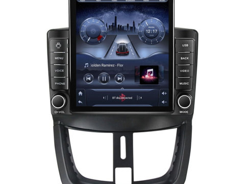 Navigatie dedicata cu Android Peugeot 207 2006 - 2015, 2GB RAM, Radio GPS Dual Zone, Touchscreen IPS 9.7" HD tip Tesla, Internet Wi-Fi, Bluetooth, MirrorLink, USB, Waze