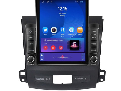 Navigatie dedicata cu Android Peugeot 4007 2007 - 2013, 1GB RAM, Radio GPS Dual Zone, Touchscreen IPS 9.7" HD tip Tesla, Internet Wi-Fi, Bluetooth, MirrorLink, USB, Waze