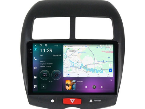 Navigatie dedicata cu Android Peugeot 4008 2012 - 2017, 12GB RAM, Radio GPS Dual Zone, Display 2K QLED 10.36" Touchscreen, Internet Wi-Fi si slot SIM 4G, Bluetooth, MirrorLink, USB, Waze