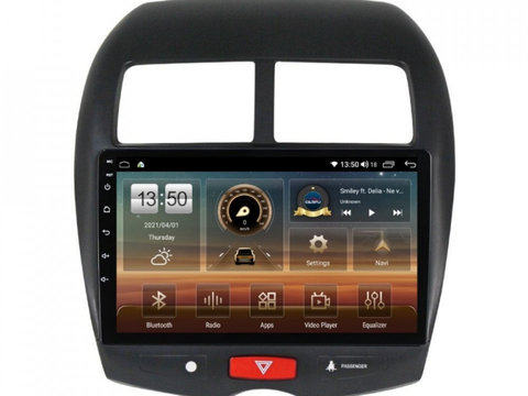 Navigatie dedicata cu Android Peugeot 4008 2012 - 2017, 4GB RAM, Radio GPS Dual Zone, Display HD IPS 10" Touchscreen, Internet Wi-Fi si slot SIM 4G, Bluetooth, MirrorLink, USB, Waze