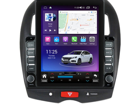 Navigatie dedicata cu Android Peugeot 4008 2012 - 2017, 4GB RAM, Radio GPS Dual Zone, Touchscreen IPS 9.7" HD tip Tesla, Internet Wi-Fi si slot SIM 4G, Bluetooth, MirrorLink, USB, Waze