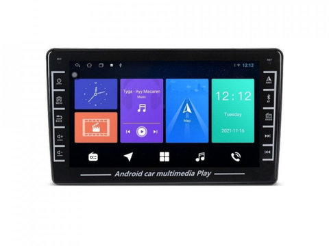 Navigatie dedicata cu Android Peugeot Partner 2008 - 2018, 1GB RAM, Radio GPS Dual Zone, Display HD IPS 8" Touchscreen, Internet Wi-Fi, Bluetooth, MirrorLink, USB, Waze