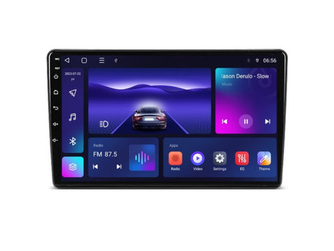 Navigatie dedicata cu Android Peugeot Partner 2008 - 2018, 3GB RAM, Radio GPS Dual Zone, Display HD IPS 9" Touchscreen, Internet Wi-Fi si slot SIM 4G, Bluetooth, MirrorLink, USB, Waze