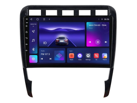 Navigatie dedicata cu Android Porsche Cayenne 2002 - 2010, 3GB RAM, Radio GPS Dual Zone, Display HD IPS 9" Touchscreen, Internet Wi-Fi si slot SIM 4G, Bluetooth, MirrorLink, USB, Waze