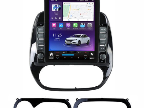 Navigatie dedicata cu Android Renault Captur I 2013 - 2020, 4GB RAM, Radio GPS Dual Zone, Touchscreen IPS 9.7" HD tip Tesla, Internet Wi-Fi si slot SIM 4G, Bluetooth, MirrorLink, USB, Waze