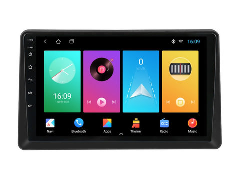 Navigatie dedicata cu Android Renault Express dupa 2021, 2GB RAM, Radio GPS Dual Zone, Display HD IPS 9" Touchscreen, Internet Wi-Fi, Bluetooth, MirrorLink, USB, Waze