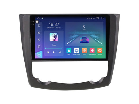 Navigatie dedicata cu Android Renault Kadjar 2015 - 2018, 4GB RAM, Radio GPS Dual Zone, Display 2K QLED 9.5" Touchscreen, Internet Wi-Fi si slot SIM 4G, Bluetooth, MirrorLink, USB, Waze