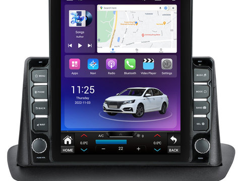 Navigatie dedicata cu Android Renault Megane III 2009 - 2016, 4GB RAM, Radio GPS Dual Zone, Touchscreen IPS 9.7" HD tip Tesla, Internet Wi-Fi si slot SIM 4G, Bluetooth, MirrorLink, USB, Waze