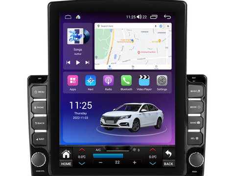 Navigatie dedicata cu Android Seat Alhambra dupa 2010, 4GB RAM, Radio GPS Dual Zone, Touchscreen IPS 9.7" HD tip Tesla, Internet Wi-Fi si slot SIM 4G, Bluetooth, MirrorLink, USB, Waze
