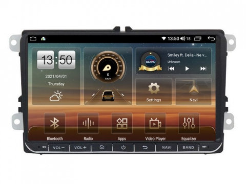 Navigatie dedicata cu Android Skoda Fabia II 2006 - 2014, 8GB RAM, Radio GPS Dual Zone, Display HD IPS 9" Touchscreen, Internet Wi-Fi si slot SIM 4G, Bluetooth, MirrorLink, USB, Waze
