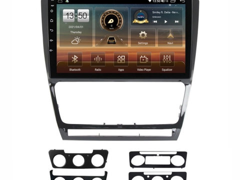 Navigatie dedicata cu Android Skoda Octavia II 2009 - 2013, negru, 8GB RAM, Radio GPS Dual Zone, Display HD IPS 10" Touchscreen, Internet Wi-Fi si slot SIM 4G, Bluetooth, MirrorLink, USB, Waze