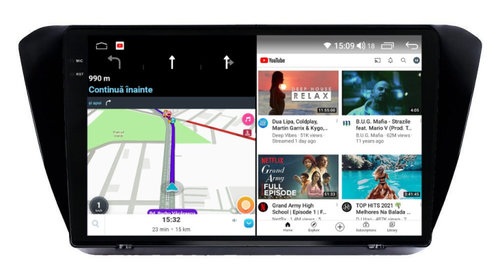Navigatie dedicata cu Android Skoda Supe