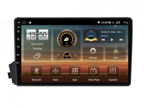 Navigatie dedicata cu Android Ssangyong Actyon 2005 - 2012, 4GB RAM, Radio GPS Dual Zone, Display HD IPS 9" Touchscreen, Internet Wi-Fi si slot SIM 4G, Bluetooth, MirrorLink, USB, Waze
