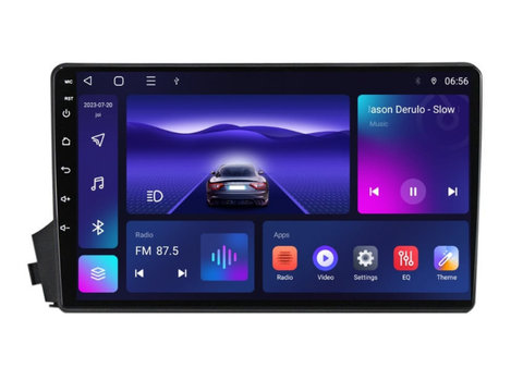 Navigatie dedicata cu Android Ssangyong Kyron 2005 - 2011, 3GB RAM, Radio GPS Dual Zone, Display HD IPS 9" Touchscreen, Internet Wi-Fi si slot SIM 4G, Bluetooth, MirrorLink, USB, Waze