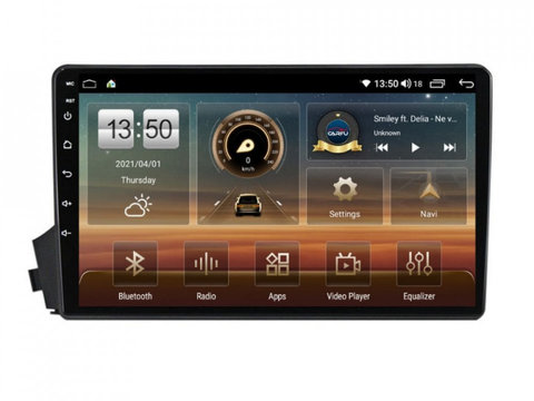 Navigatie dedicata cu Android Ssangyong Kyron 2005 - 2011, 4GB RAM, Radio GPS Dual Zone, Display HD IPS 9" Touchscreen, Internet Wi-Fi si slot SIM 4G, Bluetooth, MirrorLink, USB, Waze