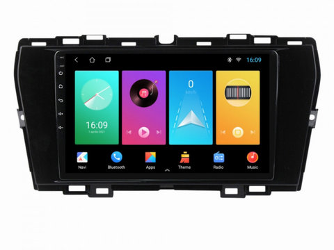 Navigatie dedicata cu Android Ssangyong Tivoli dupa 2020, 1GB RAM, Radio GPS Dual Zone, Display HD IPS 9" Touchscreen, Internet Wi-Fi, Bluetooth, MirrorLink, USB, Waze