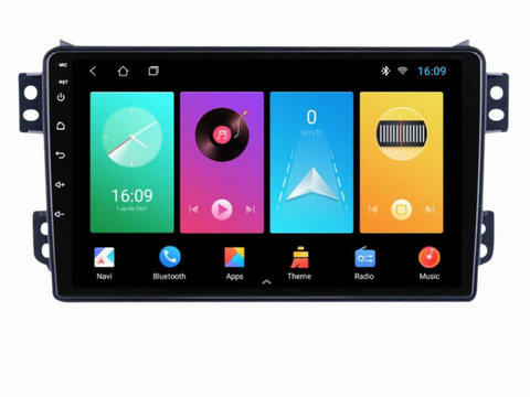Navigatie dedicata cu Android Suzuki Splash 2008 - 2015, 1GB RAM, Radio GPS Dual Zone, Display HD IPS 9" Touchscreen, Internet Wi-Fi, Bluetooth, MirrorLink, USB, Waze