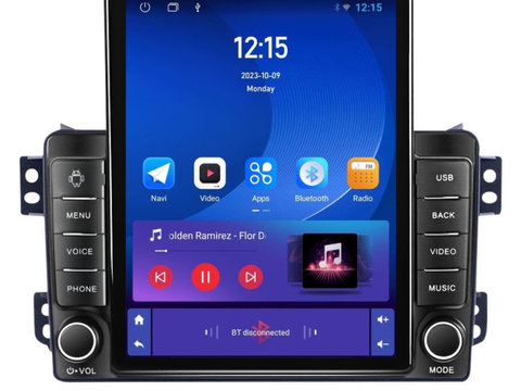 Navigatie dedicata cu Android Suzuki Splash 2008 - 2015, 1GB RAM, Radio GPS Dual Zone, Touchscreen IPS 9.7" HD tip Tesla, Internet Wi-Fi, Bluetooth, MirrorLink, USB, Waze