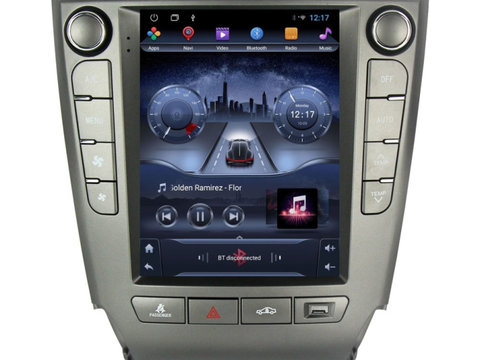Navigatie dedicata cu Android tip tesla Lexus IS 2005 - 2013, 2GB RAM, Radio GPS Dual Zone, Touchscreen IPS 9.7" HD, Internet Wi-Fi, Bluetooth, MirrorLink, USB, Waze