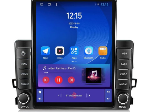 Navigatie dedicata cu Android Toyota Auris 2006 - 2012, 1GB RAM, Radio GPS Dual Zone, Touchscreen IPS 9.7" HD tip Tesla, Internet Wi-Fi, Bluetooth, MirrorLink, USB, Waze