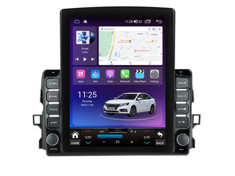 Navigatie dedicata cu Android Toyota Auris 2006 - 2012, 4GB RAM, Radio GPS Dual Zone, Touchscreen IPS 9.7" HD tip Tesla, Internet Wi-Fi si slot SIM 4G, Bluetooth, MirrorLink, USB, Waze