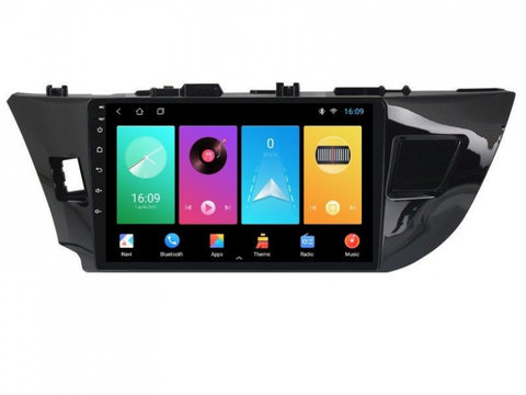 Navigatie dedicata cu Android Toyota Corolla 2013 - 2017, 1GB RAM, Radio GPS Dual Zone, Display HD IPS 10" Touchscreen, Internet Wi-Fi, Bluetooth, MirrorLink, USB, Waze
