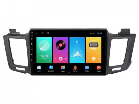 Navigatie dedicata cu Android Toyota Rav 4 IV 2013 - 2018, 2GB RAM, Radio GPS Dual Zone, Display HD IPS 10" Touchscreen, Internet Wi-Fi, Bluetooth, MirrorLink, USB, Waze