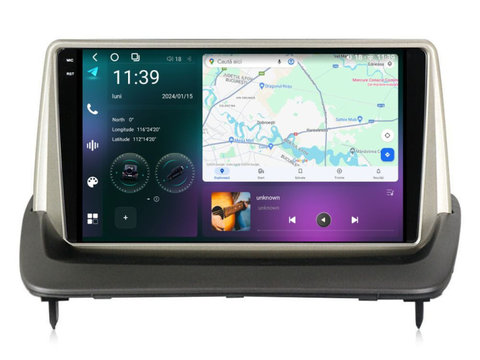 Navigatie dedicata cu Android Volvo C30 / C70 II / S40 II / V50 2004 - 2013, 12GB RAM, Radio GPS Dual Zone, Display 2K QLED 9.5" Touchscreen, Internet Wi-Fi si slot SIM 4G, Bluetooth, MirrorLink, USB, Waze