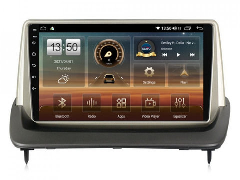 Navigatie dedicata cu Android Volvo C30 / C70 II / S40 II / V50 2004 - 2013, 4GB RAM, Radio GPS Dual Zone, Display HD IPS 9" Touchscreen, Internet Wi-Fi si slot SIM 4G, Bluetooth, MirrorLink, USB, Waze