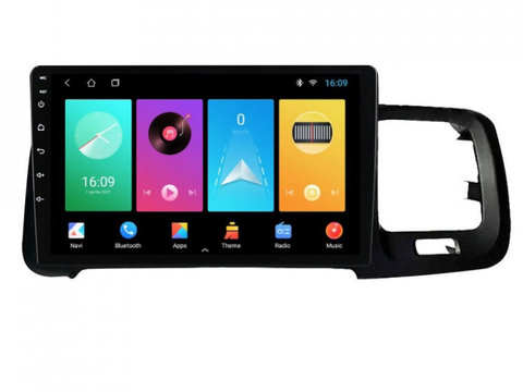 Navigatie dedicata cu Android Volvo S60 II / V60 I 2014 - 2018, 1GB RAM, Radio GPS Dual Zone, Display HD IPS 9" Touchscreen, Internet Wi-Fi, Bluetooth, MirrorLink, USB, Waze