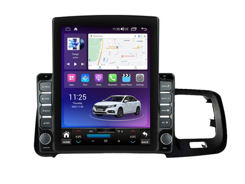 Navigatie dedicata cu Android Volvo S60 II / V60 I 2010 - 2014, 4GB RAM, Radio GPS Dual Zone, Touchscreen IPS 9.7" HD tip Tesla, Internet Wi-Fi si slot SIM 4G, Bluetooth, MirrorLink, USB, Waze