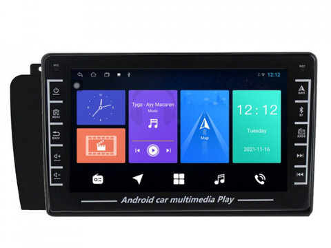 Navigatie dedicata cu Android Volvo V70 II / XC70 I 2004 - 2008, 1GB RAM, Radio GPS Dual Zone, Display HD IPS 8" Touchscreen, Internet Wi-Fi, Bluetooth, MirrorLink, USB, Waze