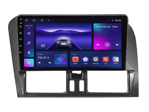Navigatie dedicata cu Android Volvo XC60 I 2008 - 2013, 3GB RAM, Radio GPS Dual Zone, Display HD IPS 9" Touchscreen, Internet Wi-Fi si slot SIM 4G, Bluetooth, MirrorLink, USB, Waze