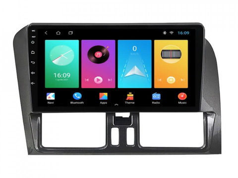 Navigatie dedicata cu Android Volvo XC60 I 2014 - 2017, 1GB RAM, Radio GPS Dual Zone, Display HD IPS 9" Touchscreen, Internet Wi-Fi, Bluetooth, MirrorLink, USB, Waze