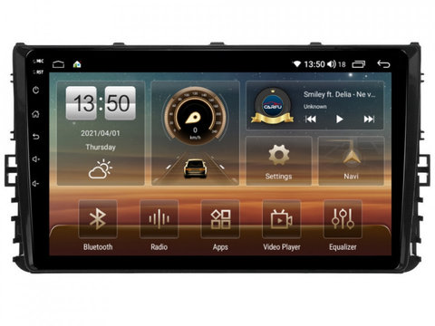Navigatie dedicata cu Android VW Multivan T6 2020 - 2021, 4GB RAM, Radio GPS Dual Zone, Display HD IPS 9" Touchscreen, Internet Wi-Fi si slot SIM 4G, Bluetooth, MirrorLink, USB, Waze
