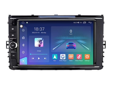 Navigatie dedicata cu Android VW Multivan T6 2020 - 2021, 4GB RAM, Radio GPS Dual Zone, Display 2K QLED 9.5'' Touchscreen, Internet Wi-Fi si slot SIM 4G, Bluetooth, MirrorLink, USB, Waze